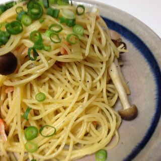 干し桜えびの春パスタ